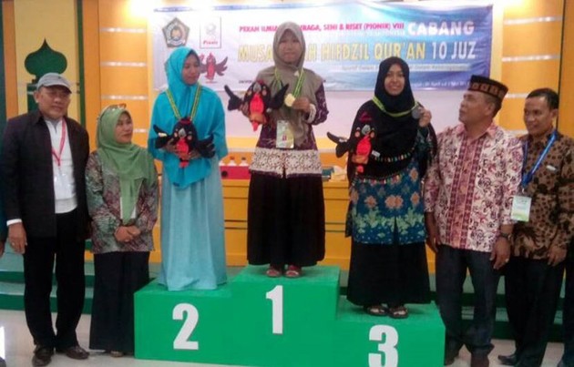 Peraih medali emas tahfidz-pionir VIII
